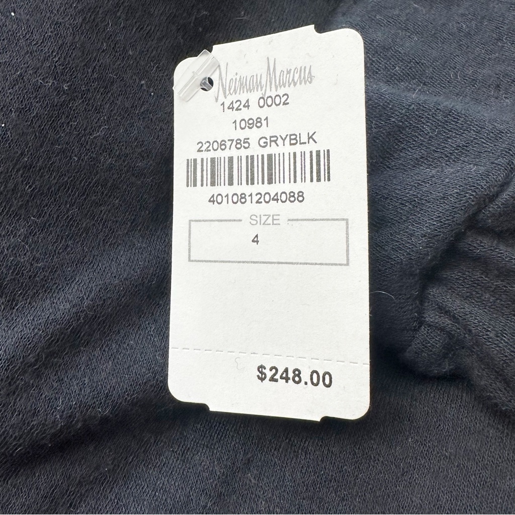 Nwt Majestic Paris For Neiman Marcus Cashmere Cotton Sweater With Pockets Large — image 3 of 8